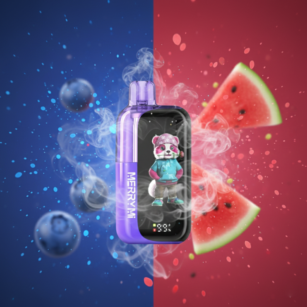 MerryMi-Panda-X-40K-Polska-Jednorazowki-E-papieros-Blueberry-Watermelon-40000-Buchow